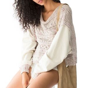 Free people honey cable sweater